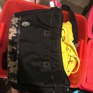 Large black and camo timbuk2 bag